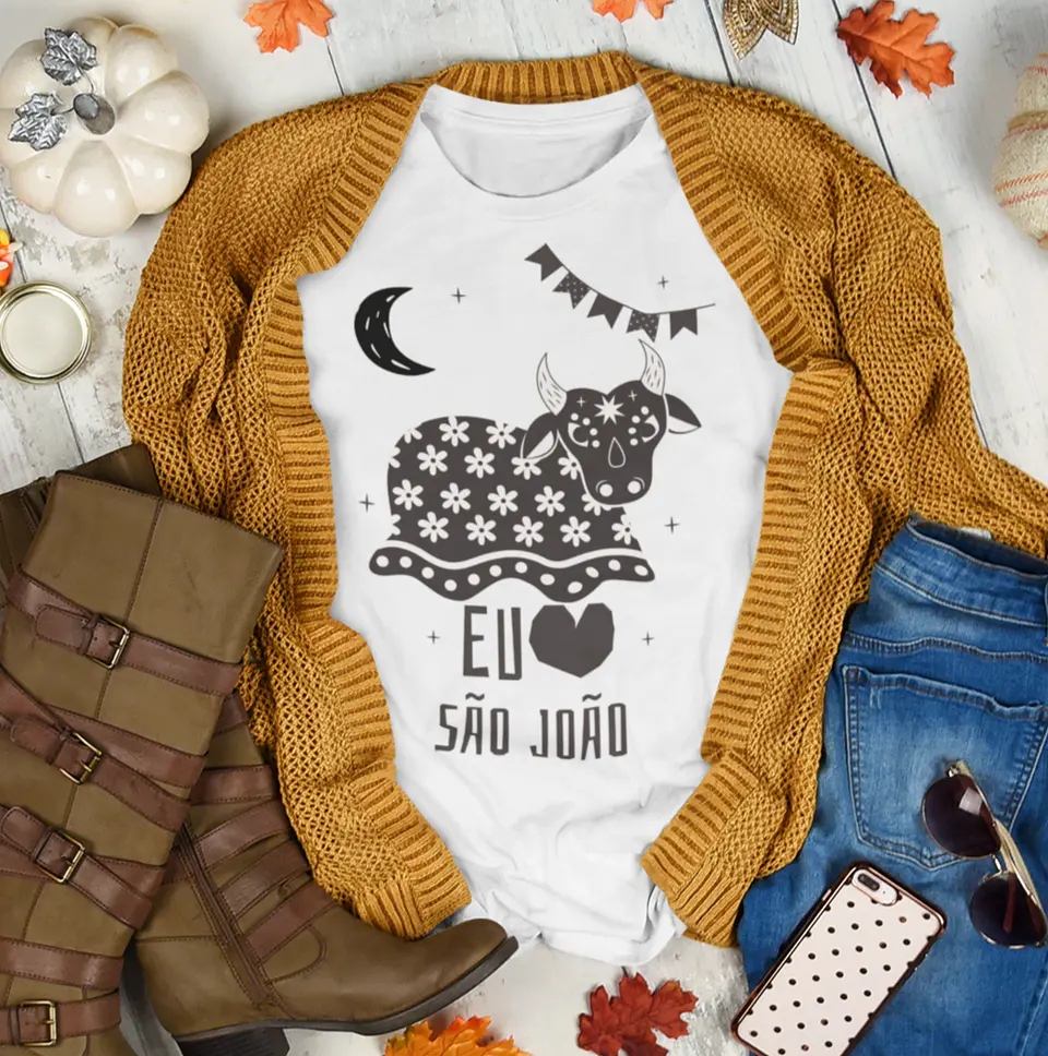 8 Artes para Camisa São João Festa Junina Arquivo Editável  5