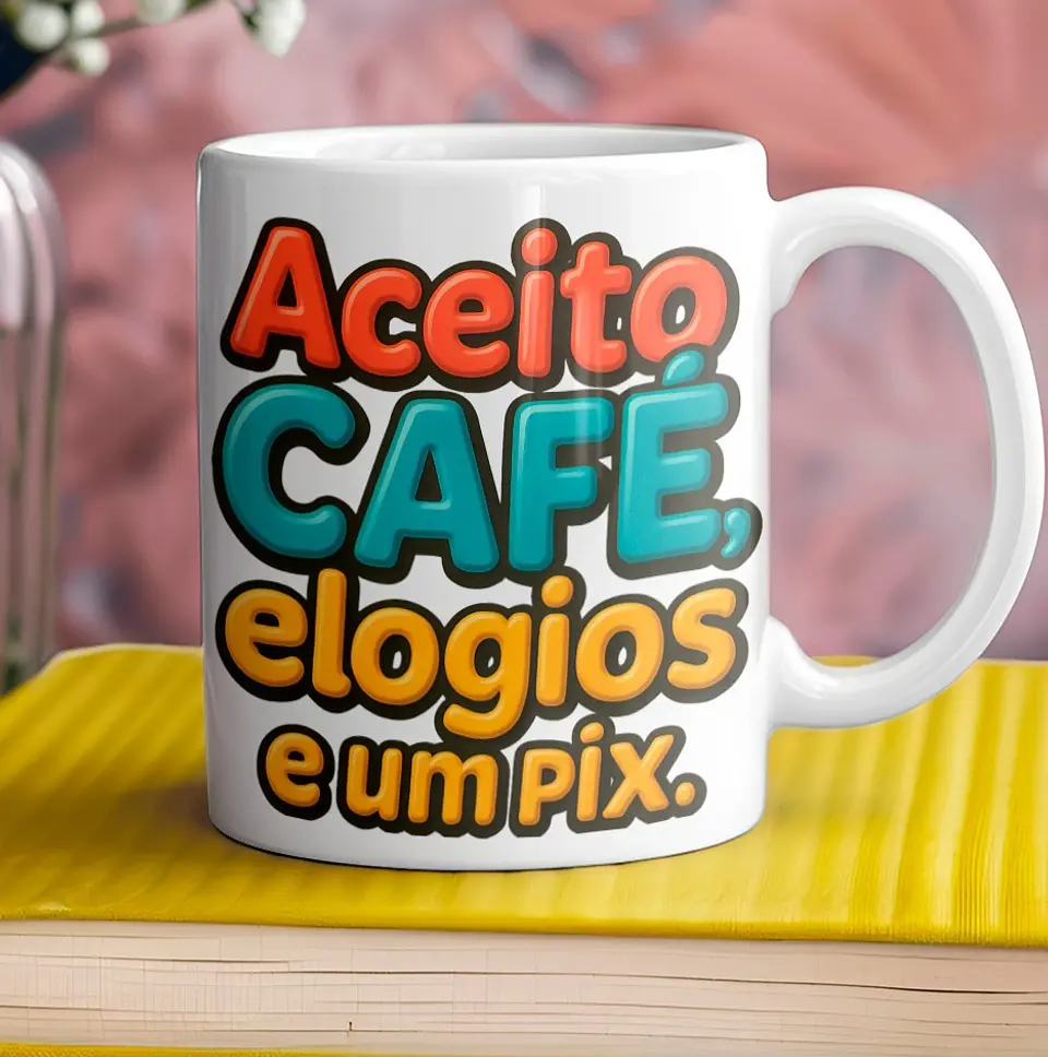 10 Artes para Caneca Frases 3D Arquivo em Jpg 3