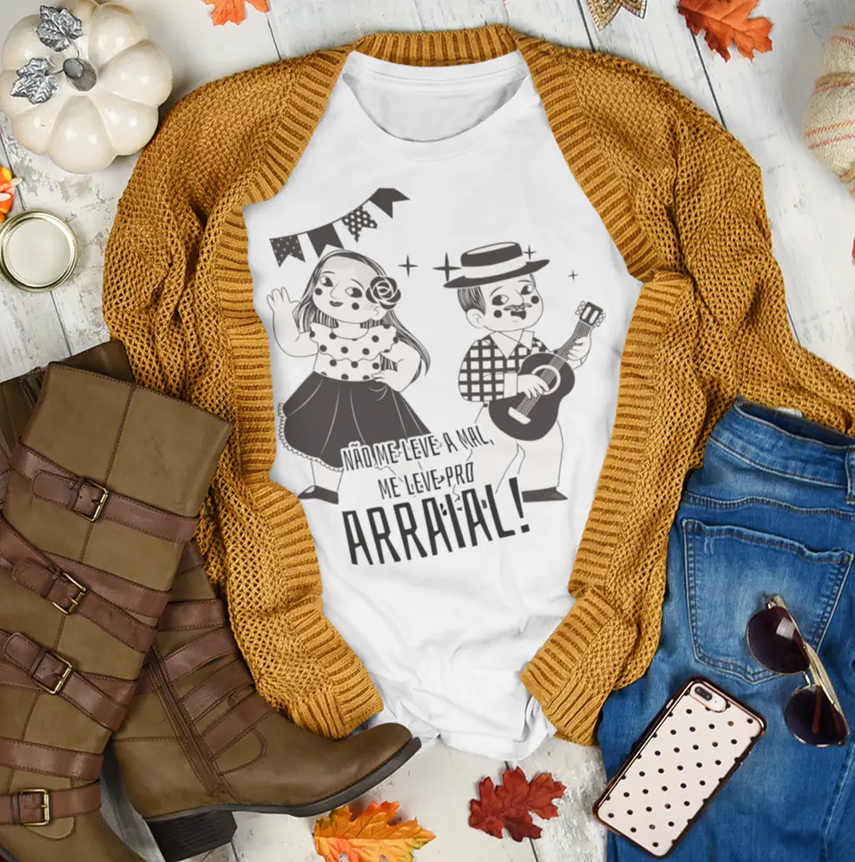 8 Artes para Camisa São João Festa Junina Arquivo Editável  6