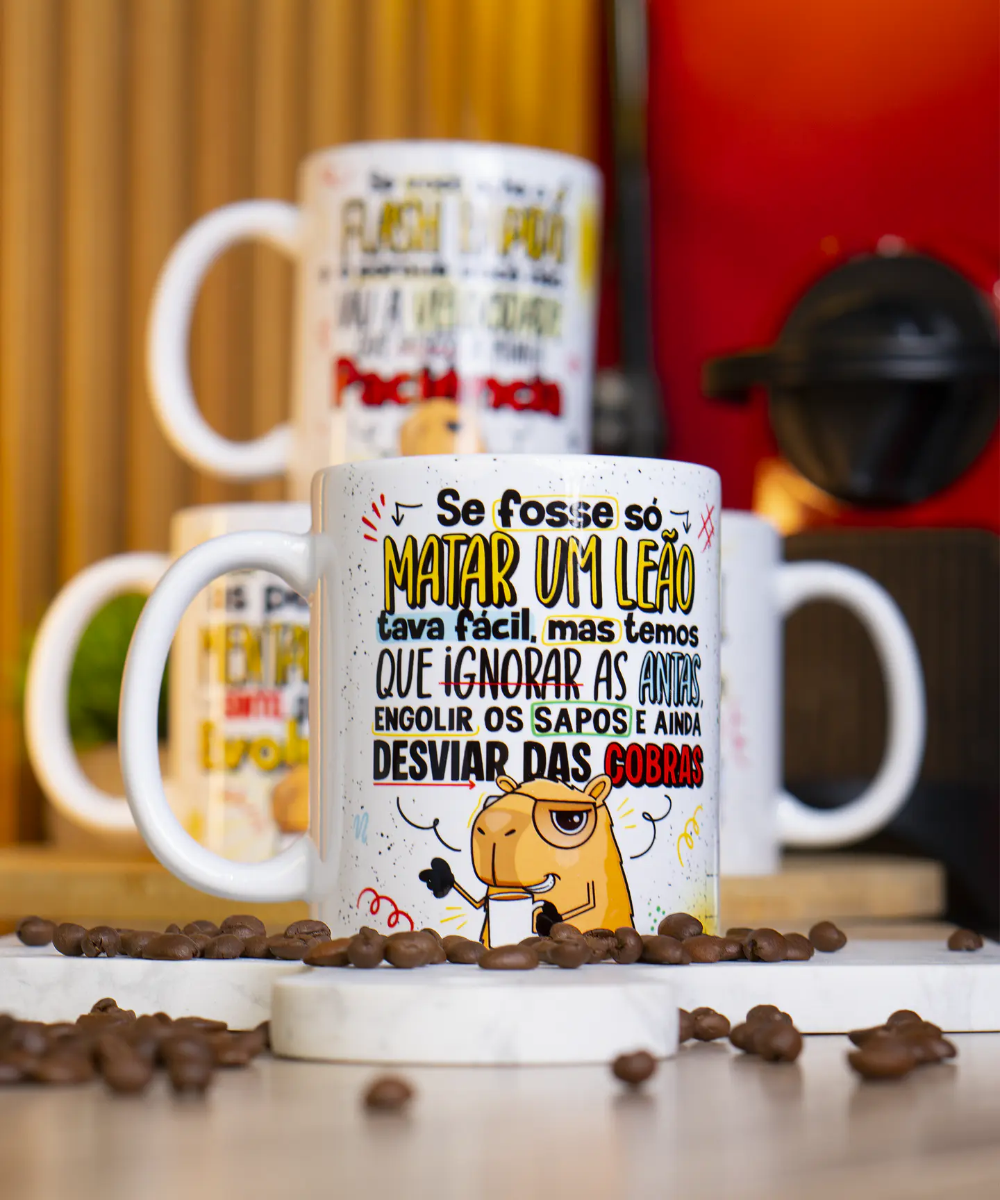 15 Artes para Caneca Capivaras Humoradas Arquivo em Png  3
