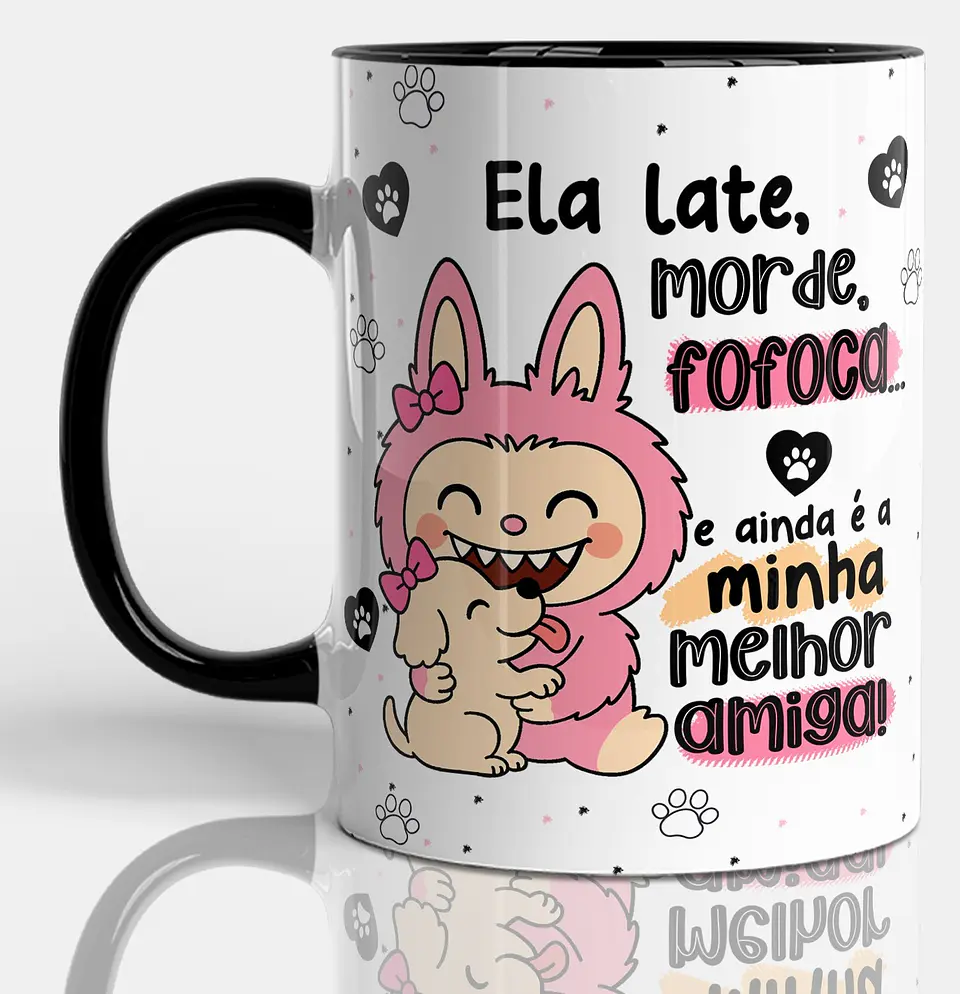 10 Artes para Caneca Labubu Amigas Arquivo em Png  3