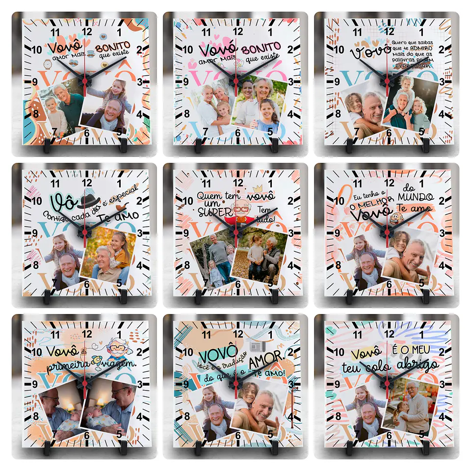 21 Artes para Relogio Dia Dos Avós Arquivo Editável   1