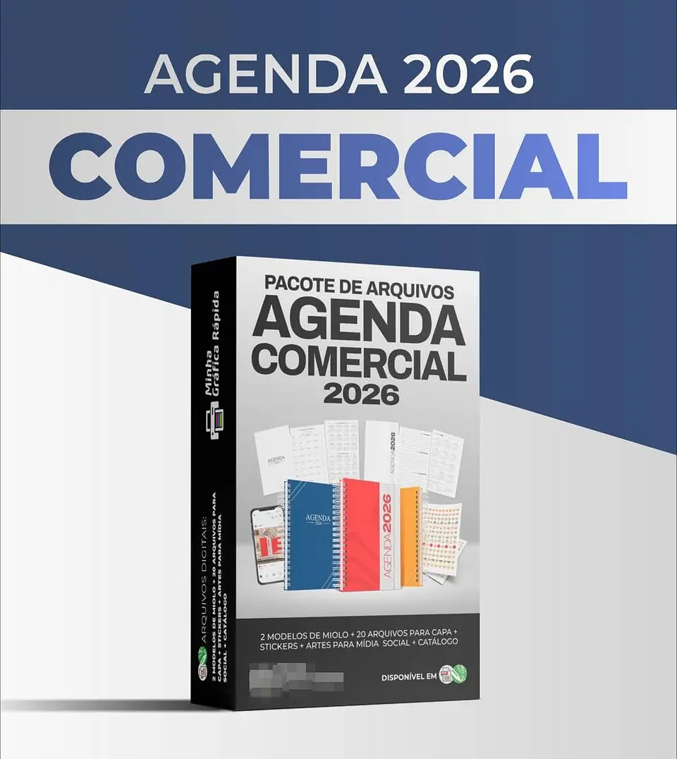 Arquivos Miolo de Agenda Comercial 2026 Arquivo Editável 1