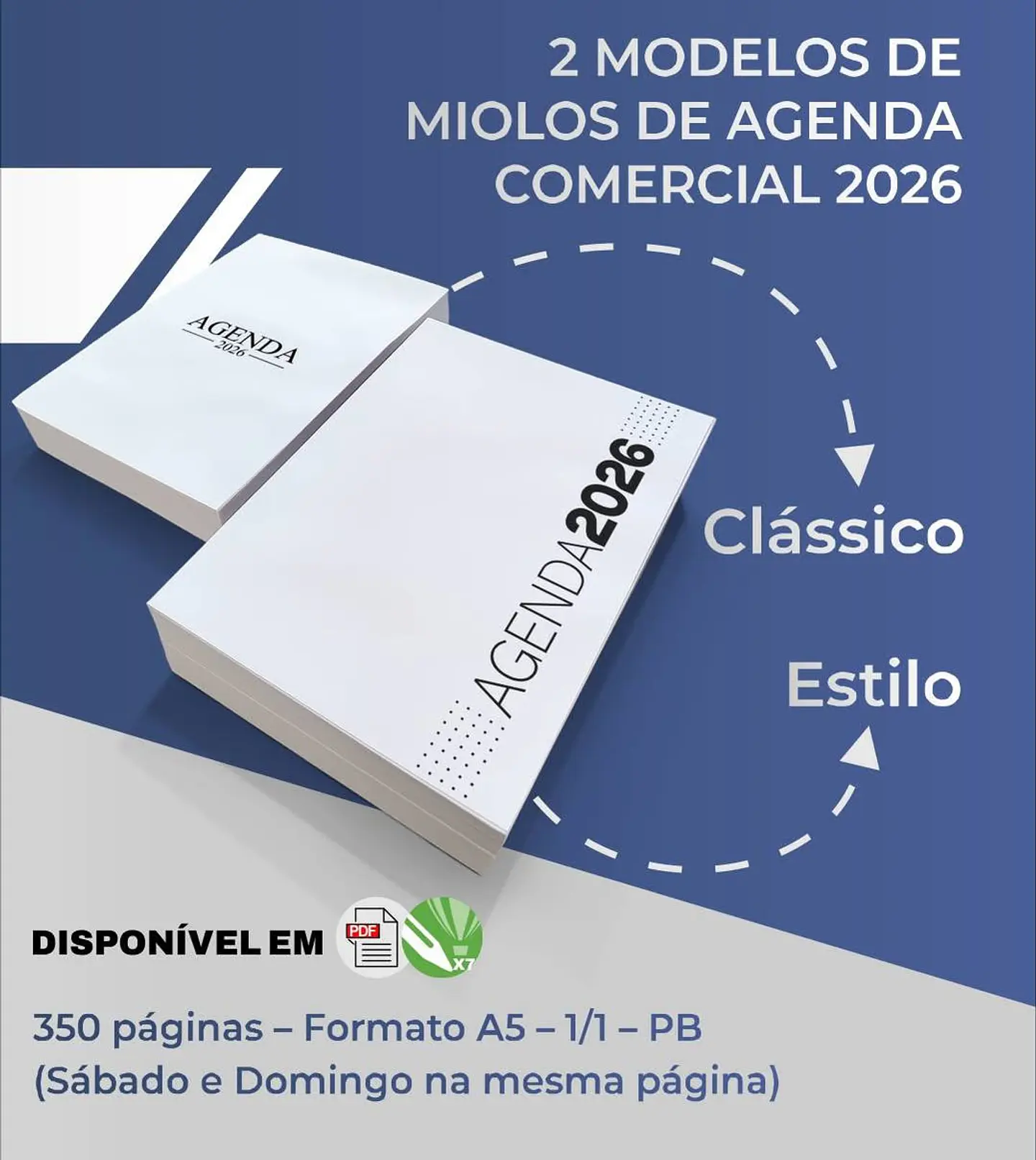 Arquivos Miolo de Agenda Comercial 2026 Arquivo Editável 3