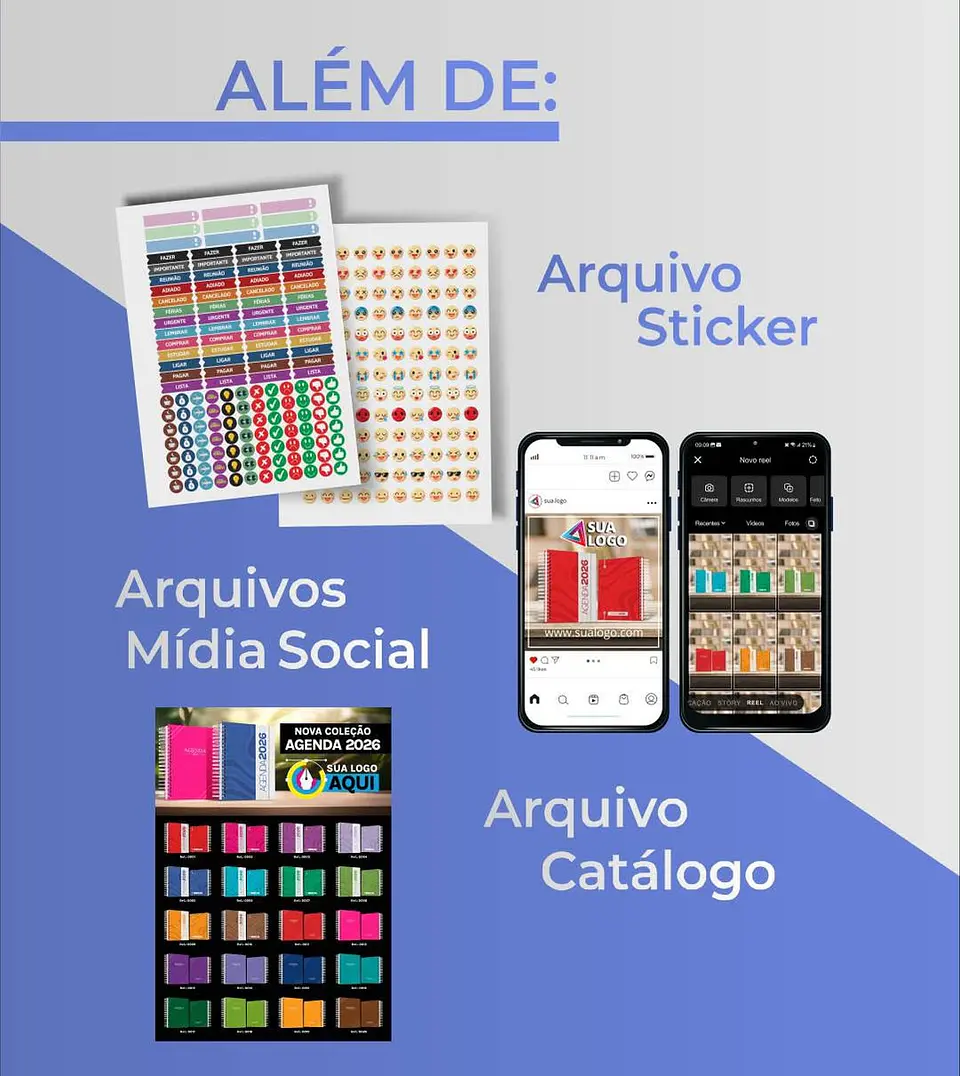 Arquivos Miolo de Agenda Comercial 2026 Arquivo Editável 5