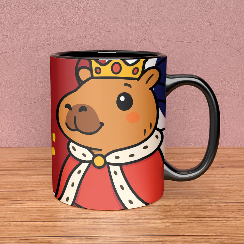 10 Artes para Caneca Dia dos Pais Capivara Arquivo Editável  2