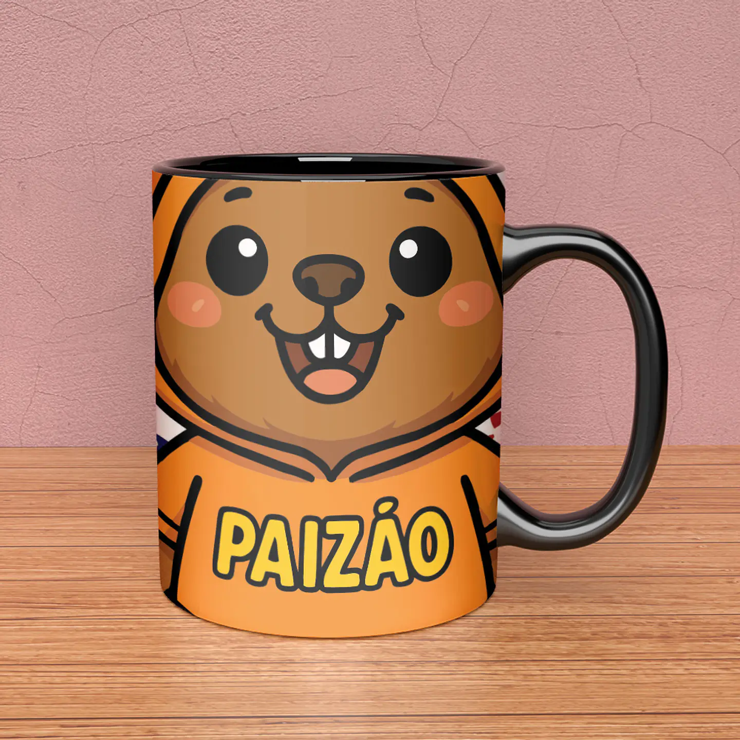 10 Artes para Caneca Dia dos Pais Capivara Arquivo Editável  6