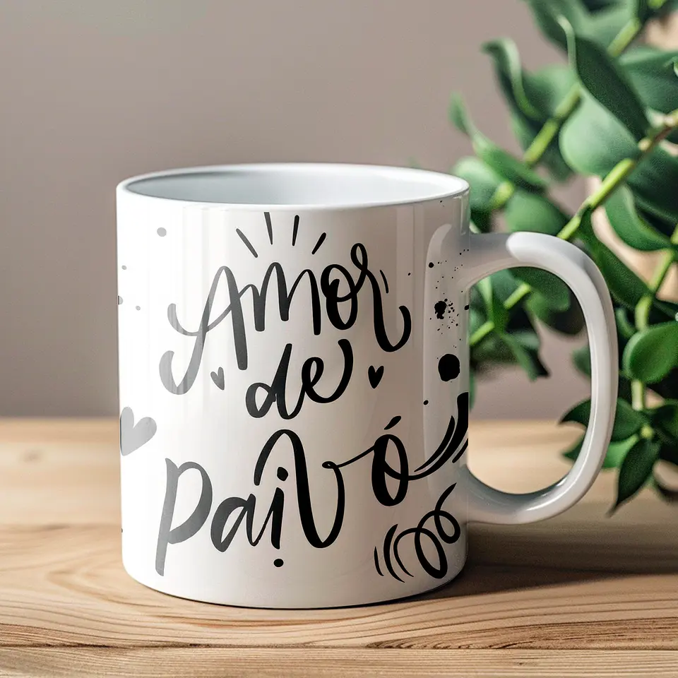 14 Artes para Caneca Dia dos Pais Frases Arquivo Editável 6