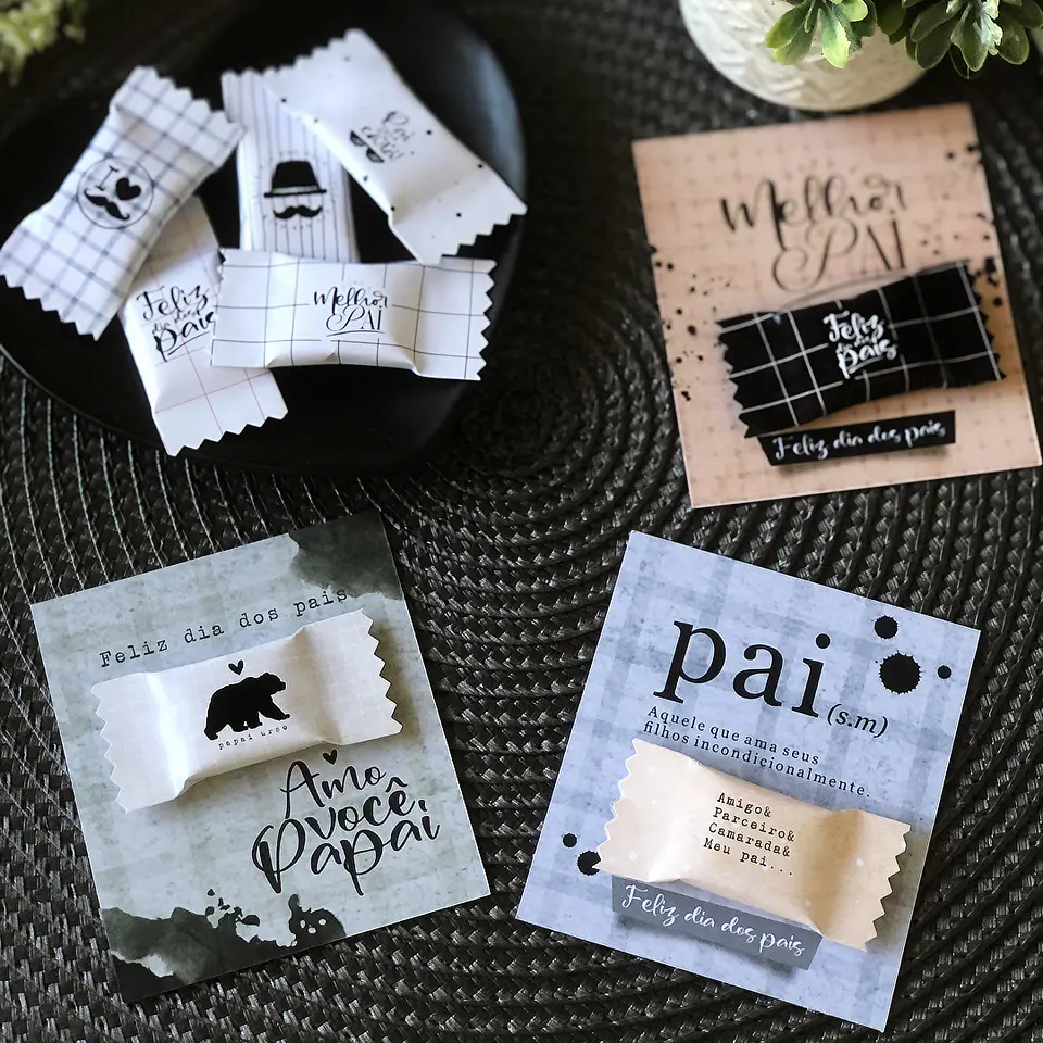 Arquivos Mimos Dia dos Pais Meu Pai, meu Amigo - Cards + Balinhas Arquivo em Png 2