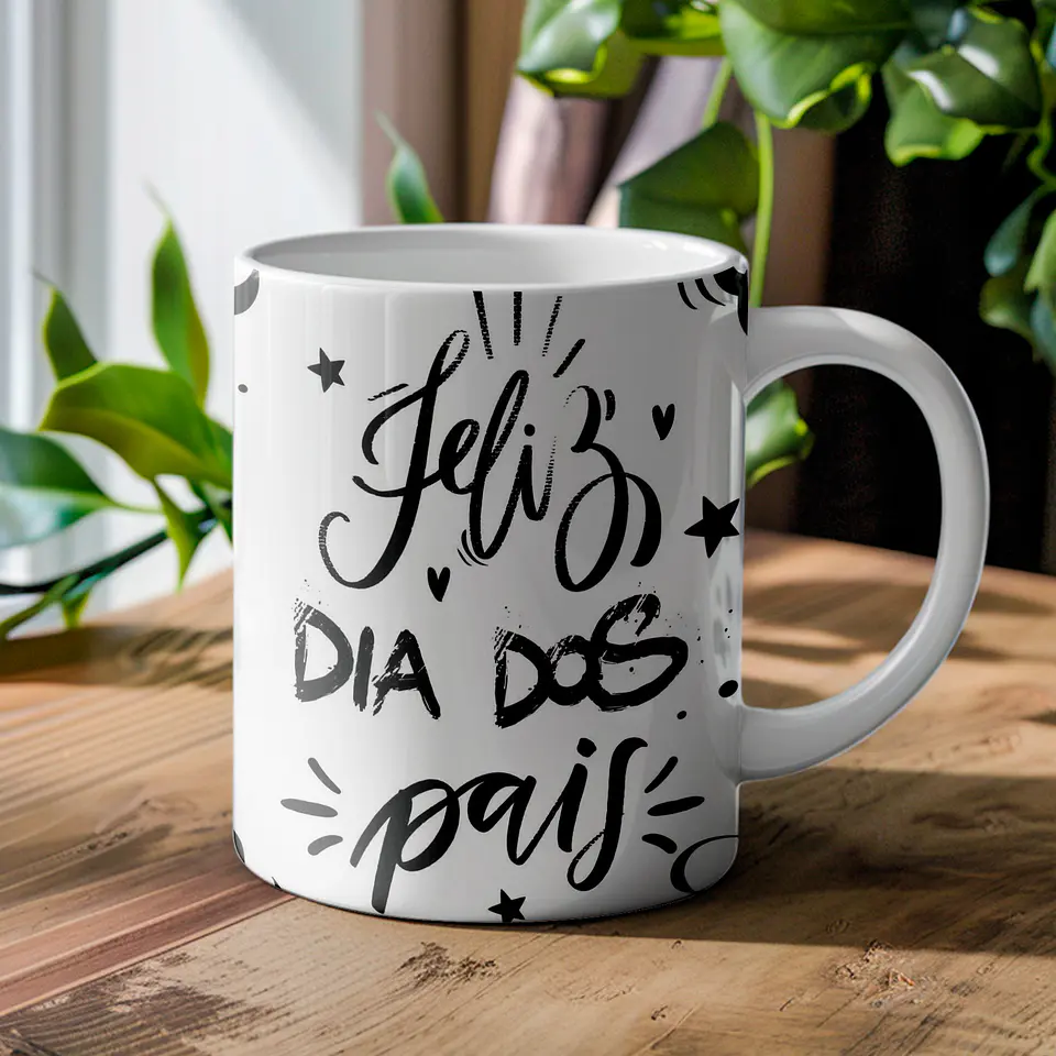 14 Artes para Caneca Dia dos Pais Frases Arquivo Editável 10