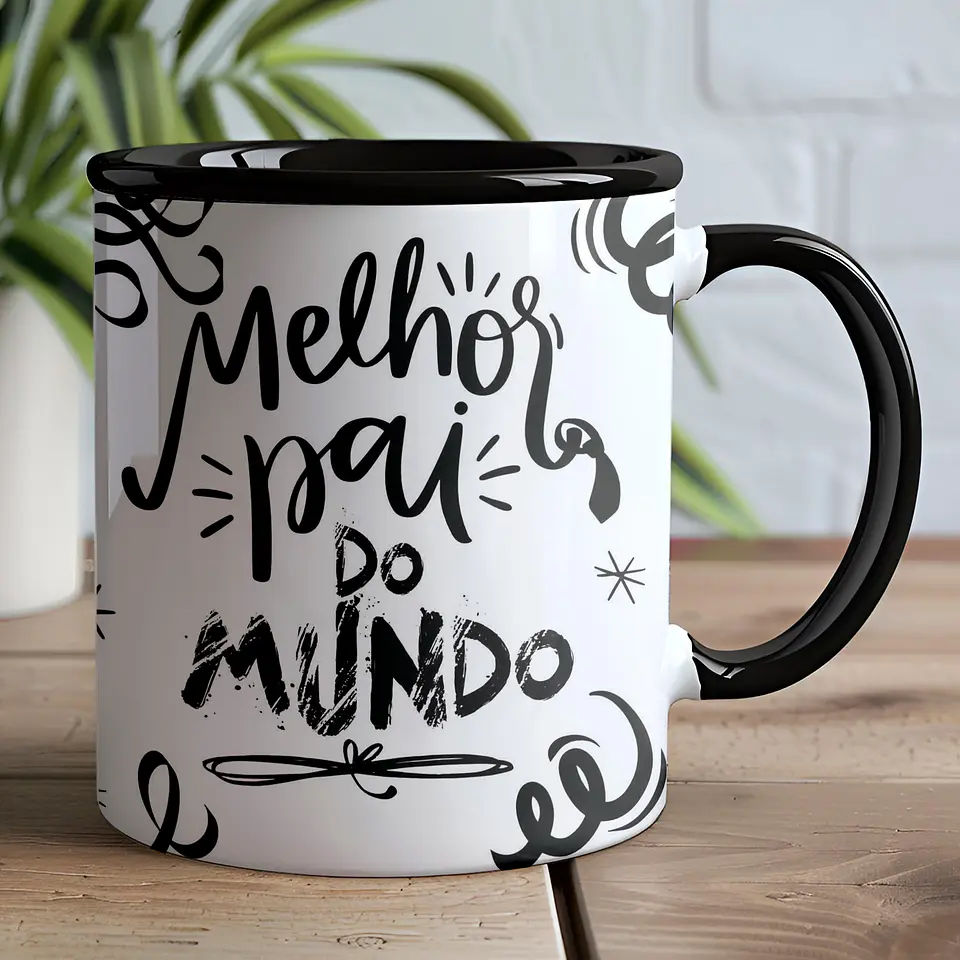 14 Artes para Caneca Dia dos Pais Frases Arquivo Editável 11