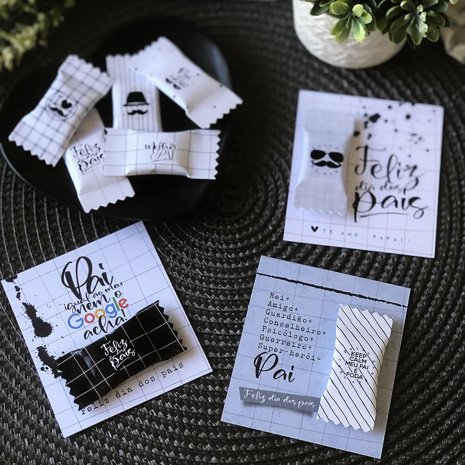 Arquivos Mimos Dia dos Pais Meu Pai, meu Amigo - Cards + Balinhas Arquivo em Png 8