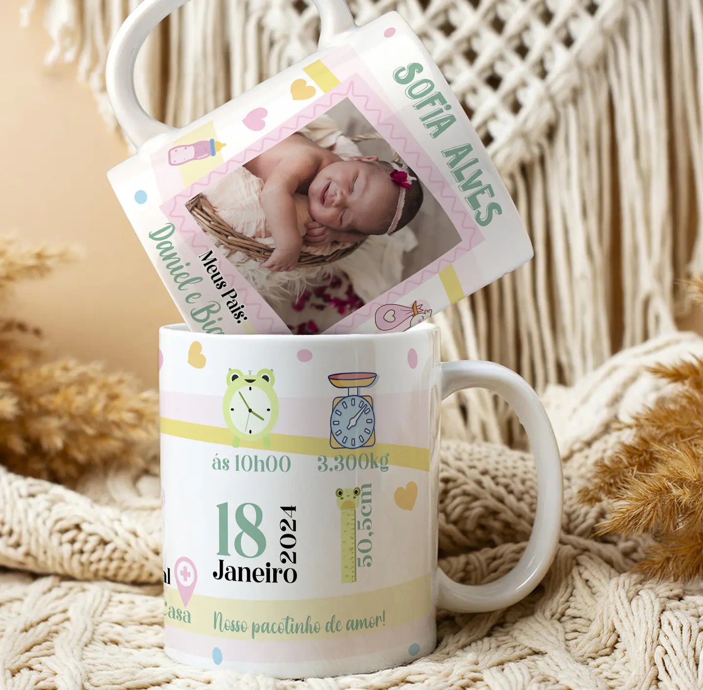 10 Artes para Caneca Nascimento Arquivo Editável  5