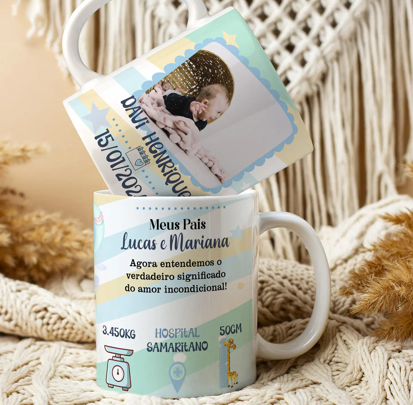 10 Artes para Caneca Nascimento Arquivo Editável  6