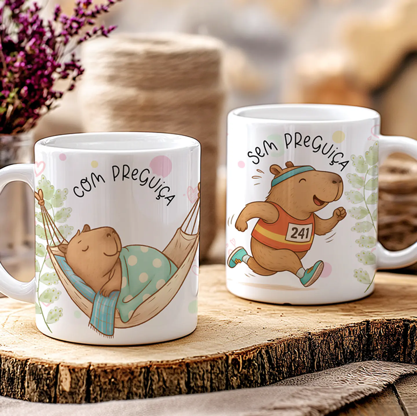 7 Artes Canecas Capivaras Fofas Irônica Arquivos em Jpg  1