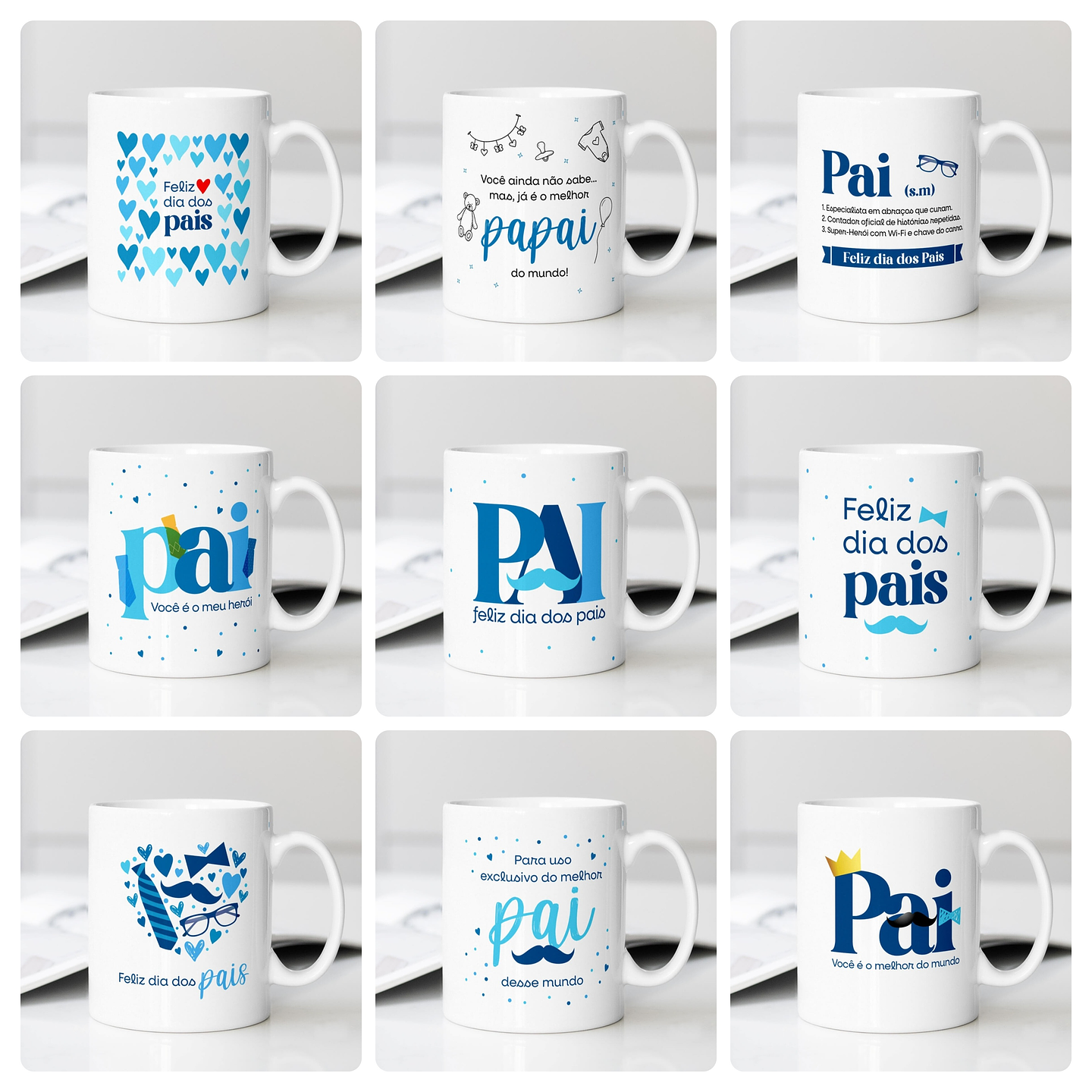 15 Artes para Caneca Dia dos Pais Arquivo em Jpg  1