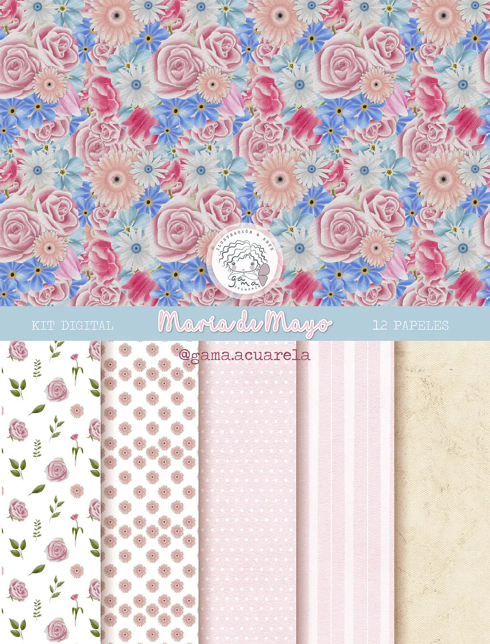 Kit Digital Virgem Maria, Fátima Maria Auxiliadora em Png 7