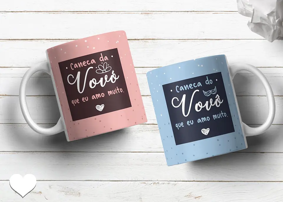 16 Artes para Caneca Dia dos Avós Arquivo em Png  2