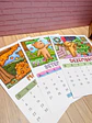Kit Digital Calendário para Colorir Bobie Goods 2026 em Png  - Thumbnail 4
