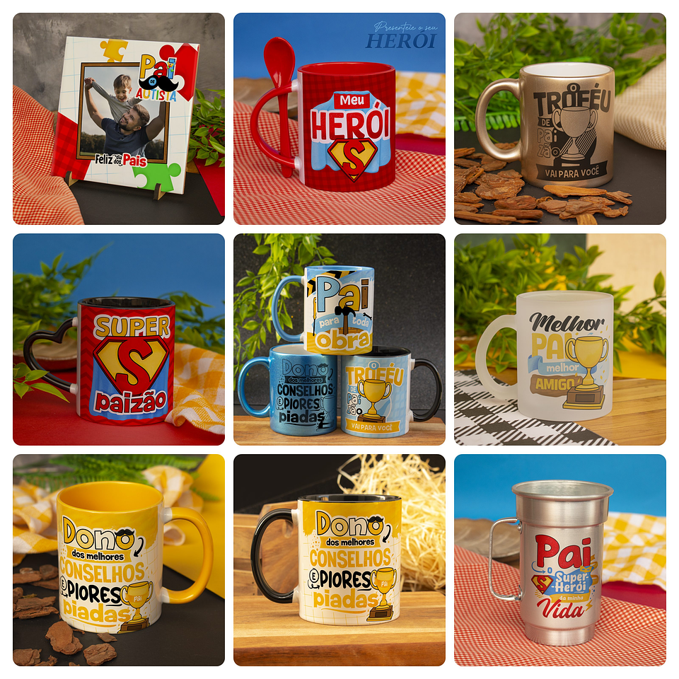 18 Artes para Caneca Dia dos Pais Arquivo em Jpg  5