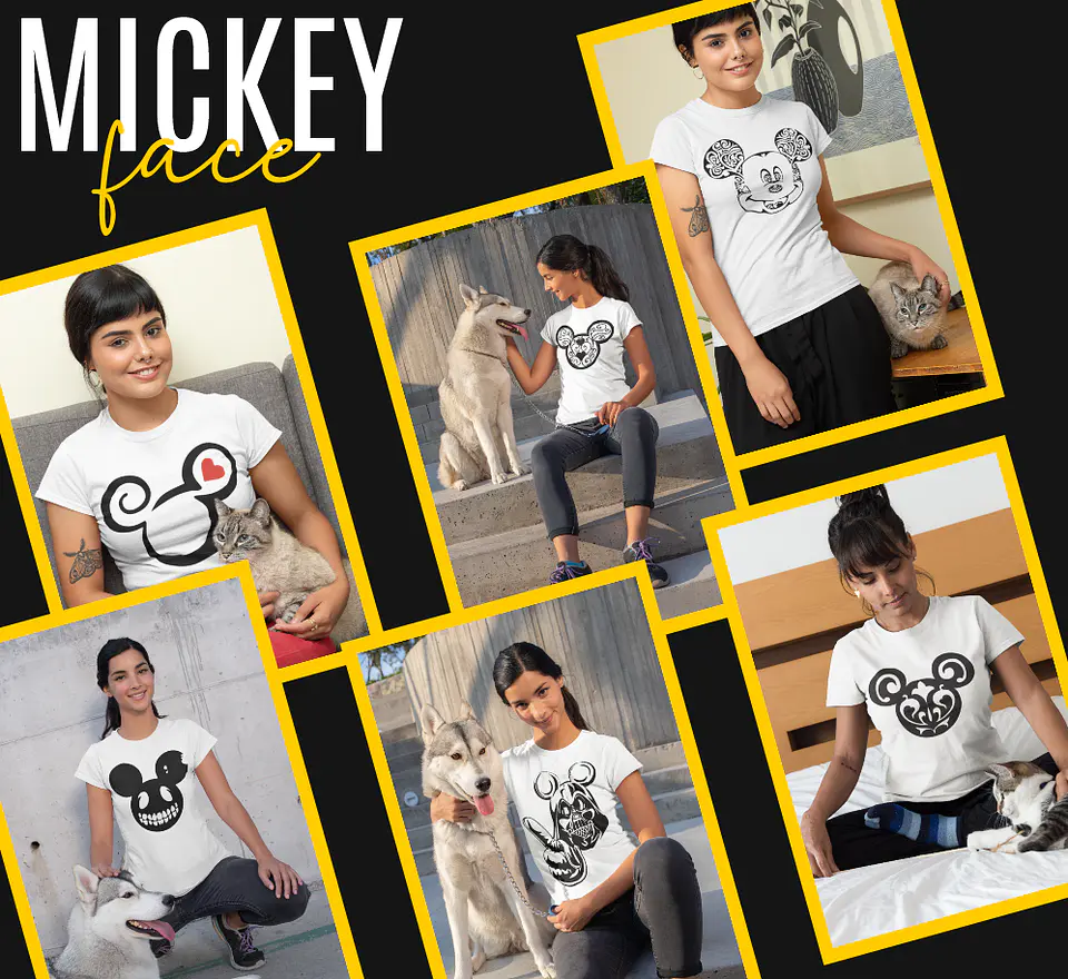 39 Artes para Camisa Mickey Arquivo em Png 3
