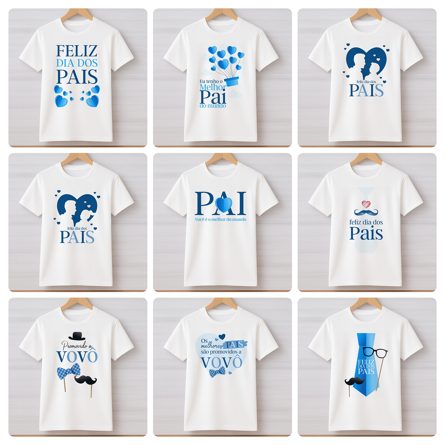 60 Artes para Caneca, Azulejo e Camisa Dia dos Pais Arquivo Editável 3