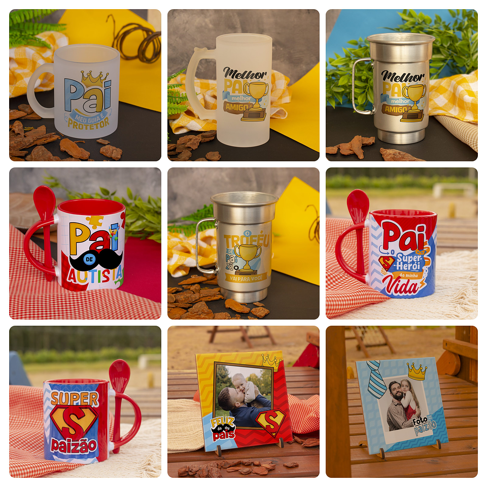 18 Artes para Caneca Dia dos Pais Arquivo em Jpg  6