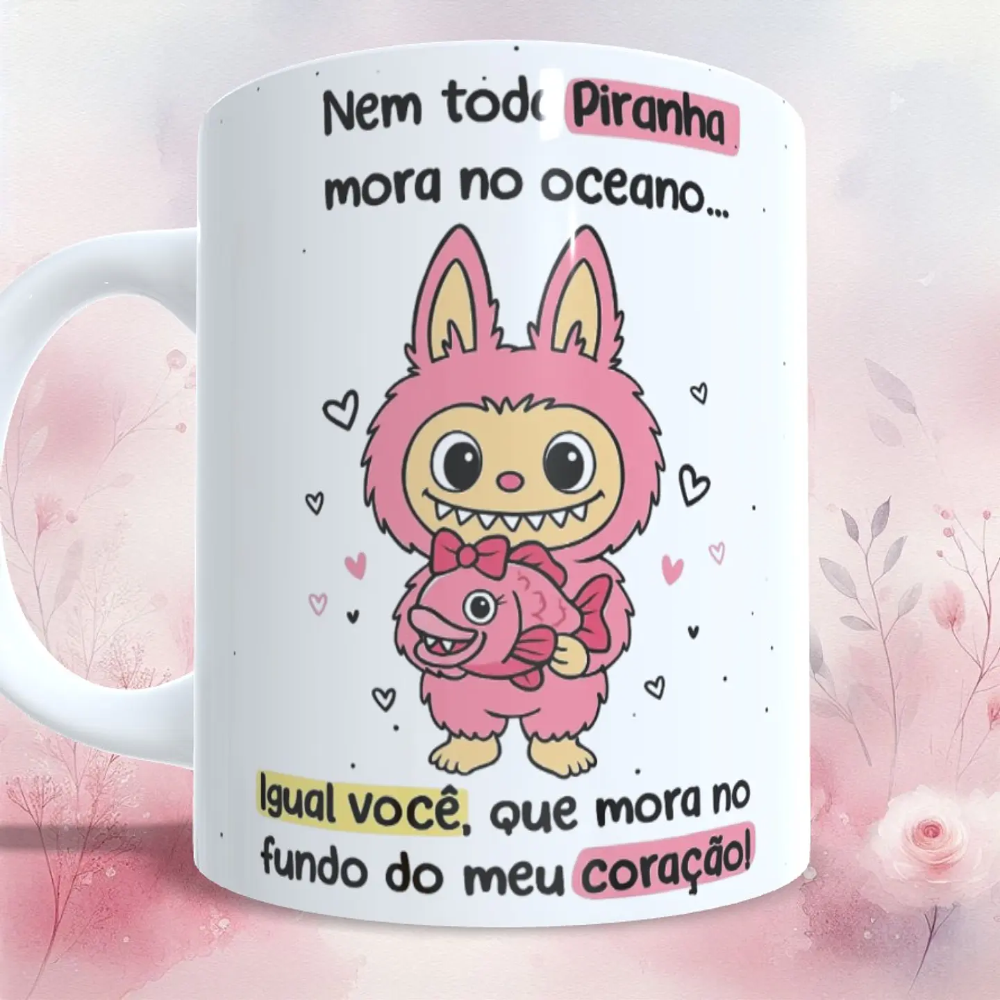 2 Artes para Caneca Labubu Amizade amigas Arquivo em Png 1