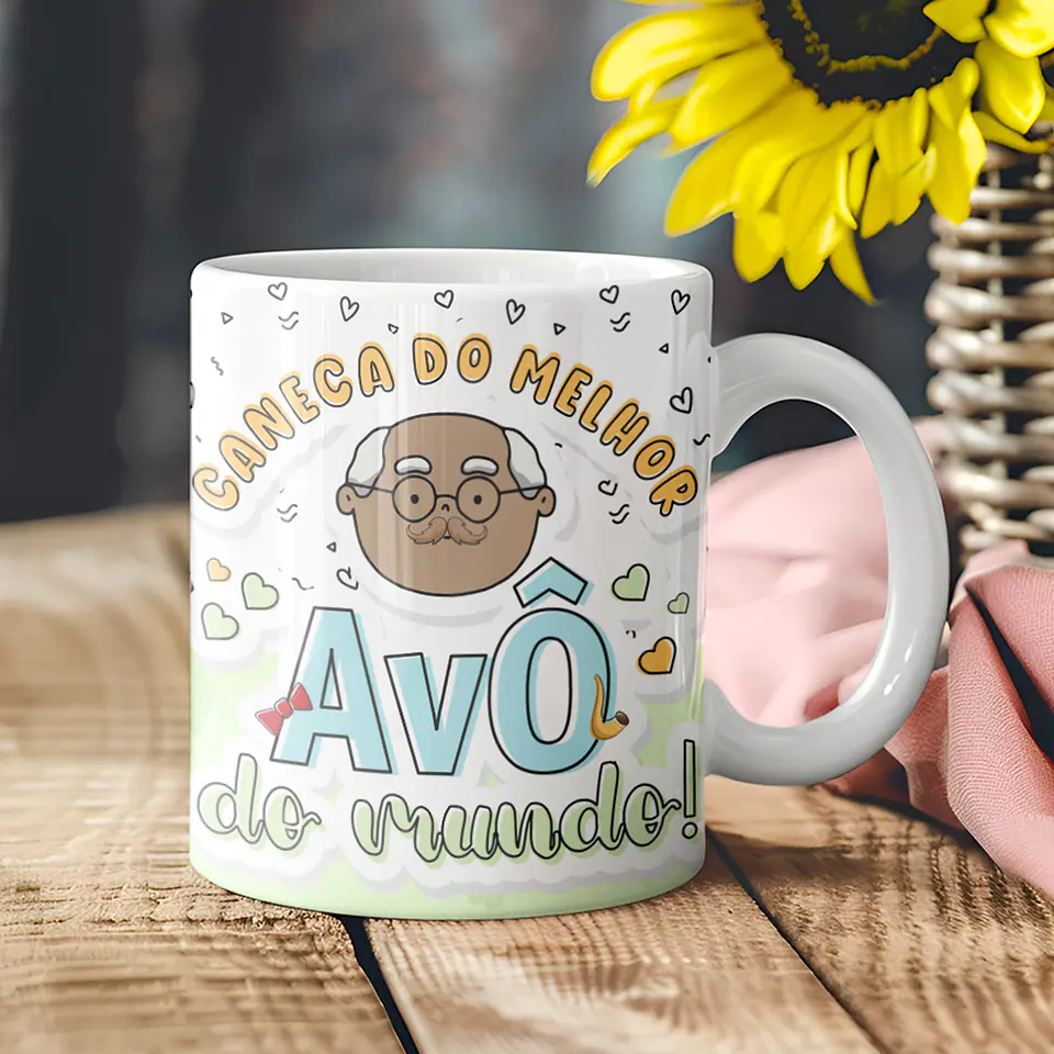 4 Artes para Caneca Dia dos Avós Arquivo em Jpg 3