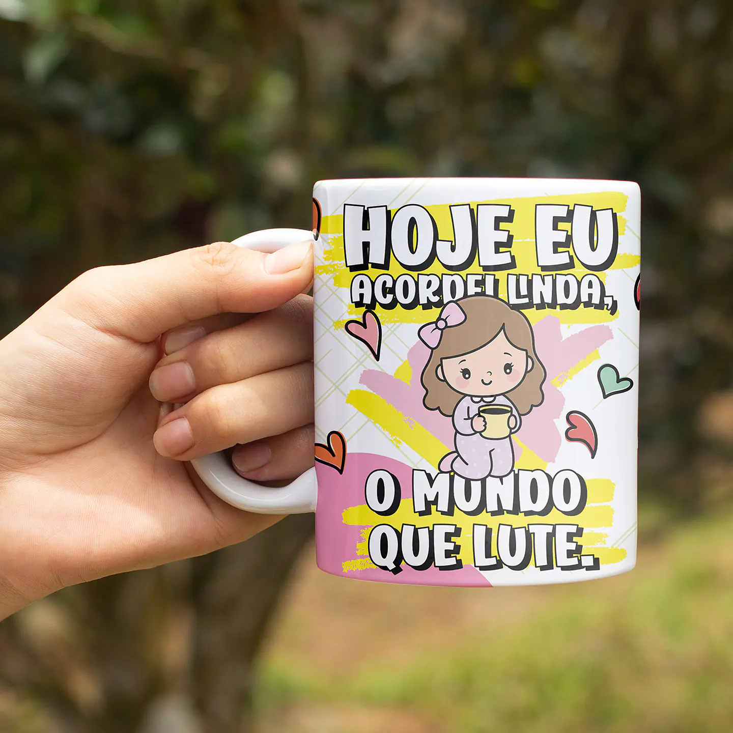 5 Artes para Caneca Frases Café Cute Arquivo Editável 4