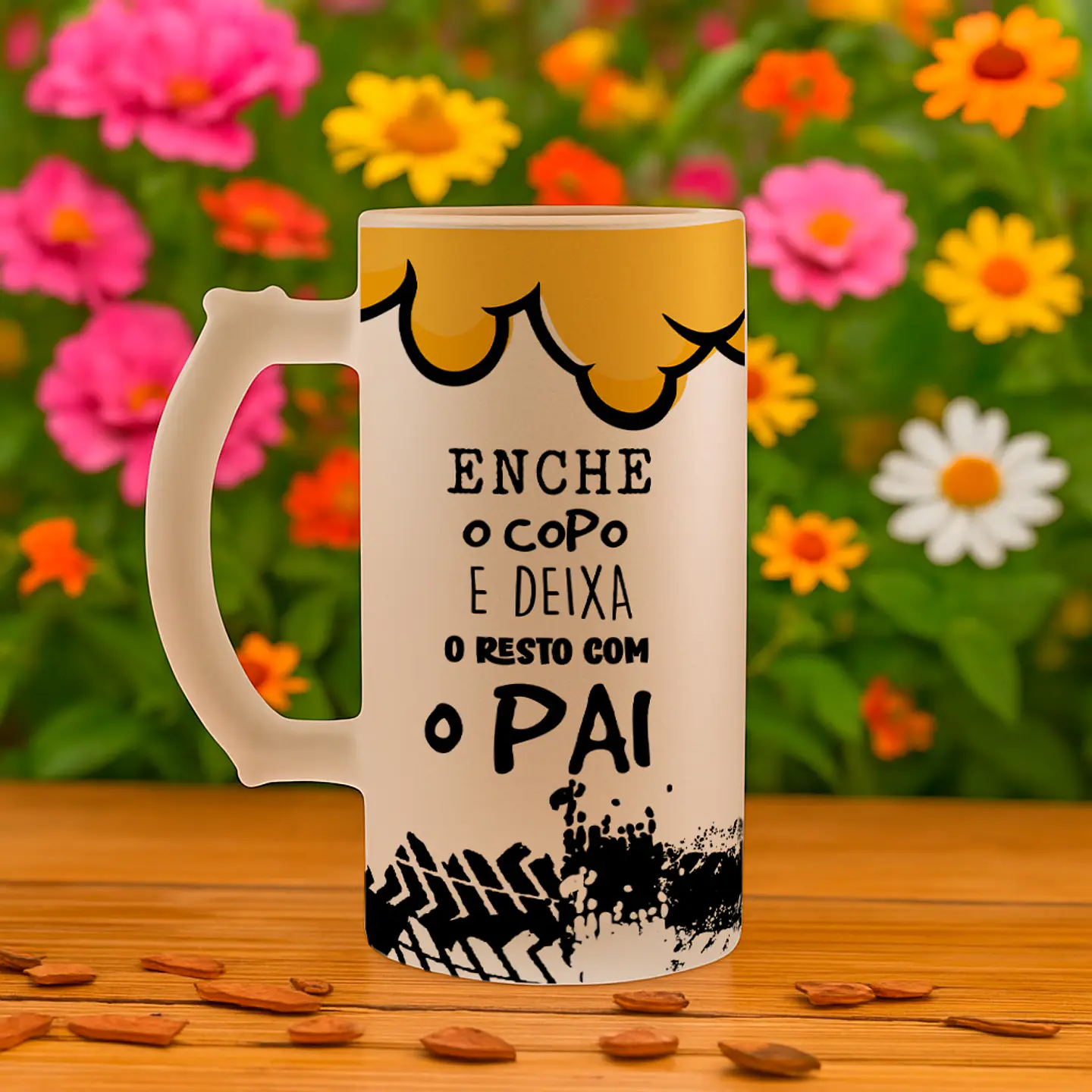 8 Artes para Caneca Dia dos Pais Chopp Arquivo Editável  7