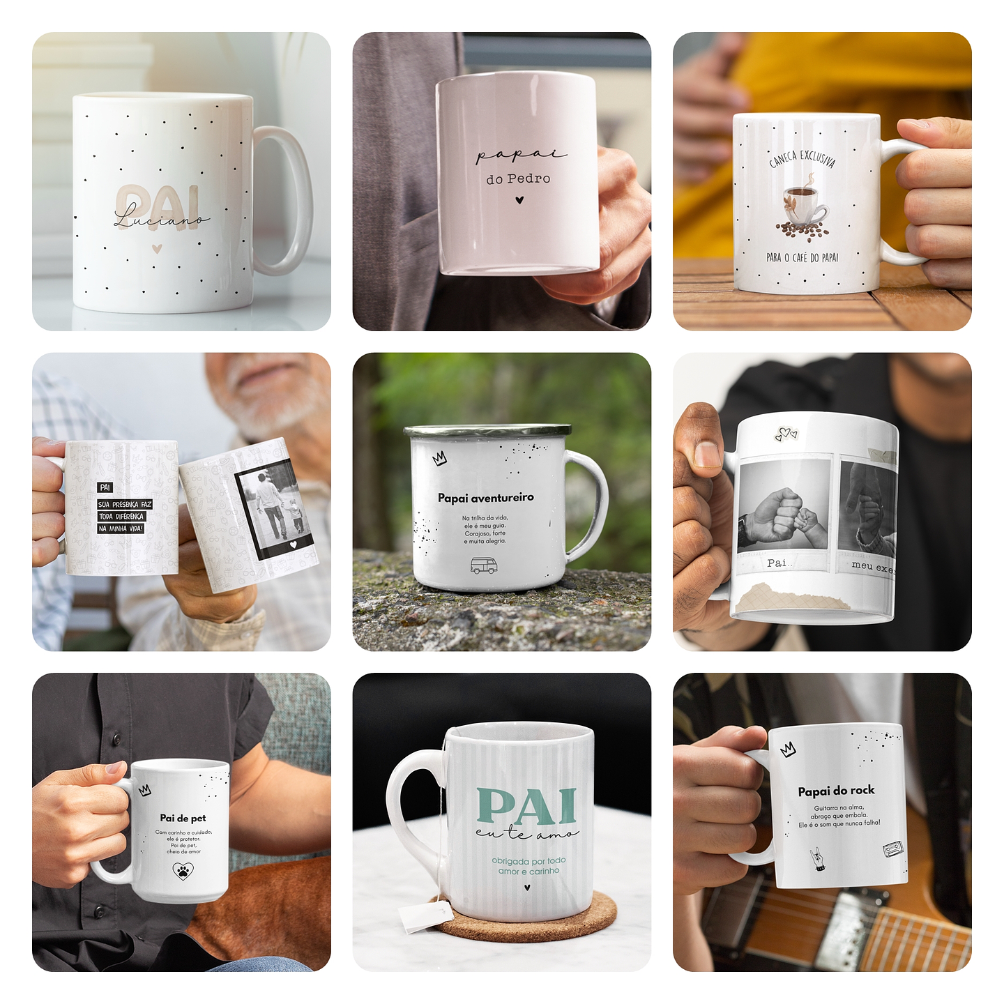 19 Artes para Caneca Dia dos pais Arquivo Editável  2