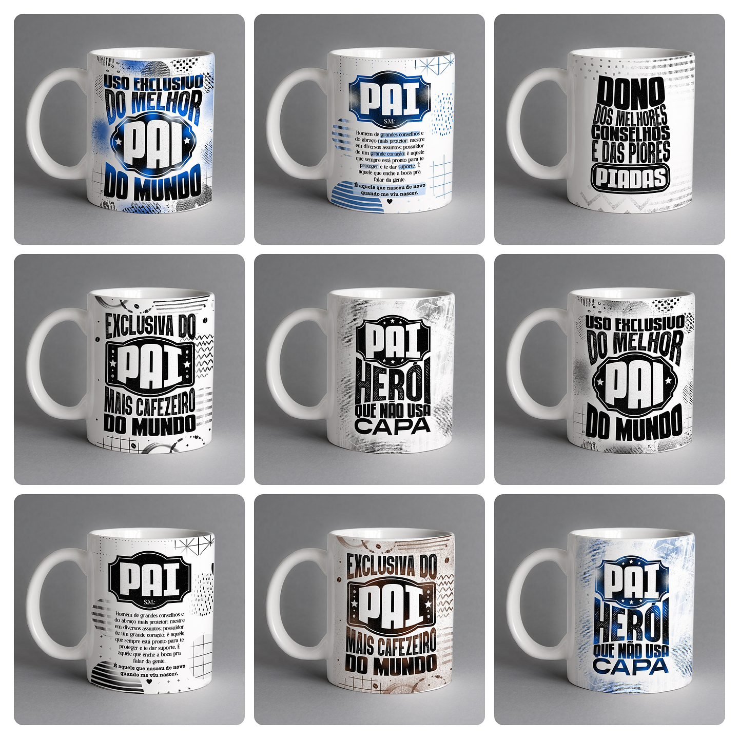 30 Artes para Canecas Dia dos Pais Arquivo em Jpg  1