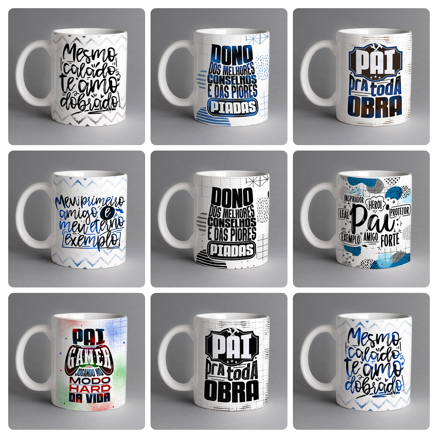 30 Artes para Canecas Dia dos Pais Arquivo em Jpg  3