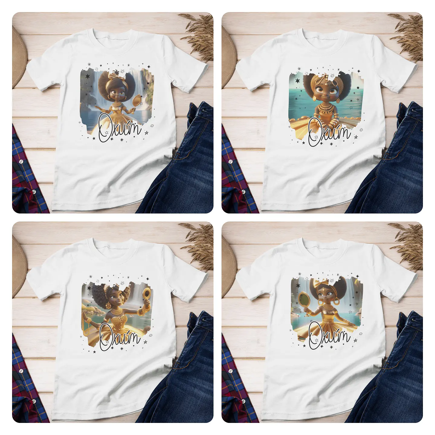 37 Artes para Camisas Orixás Arquivo Editável  5