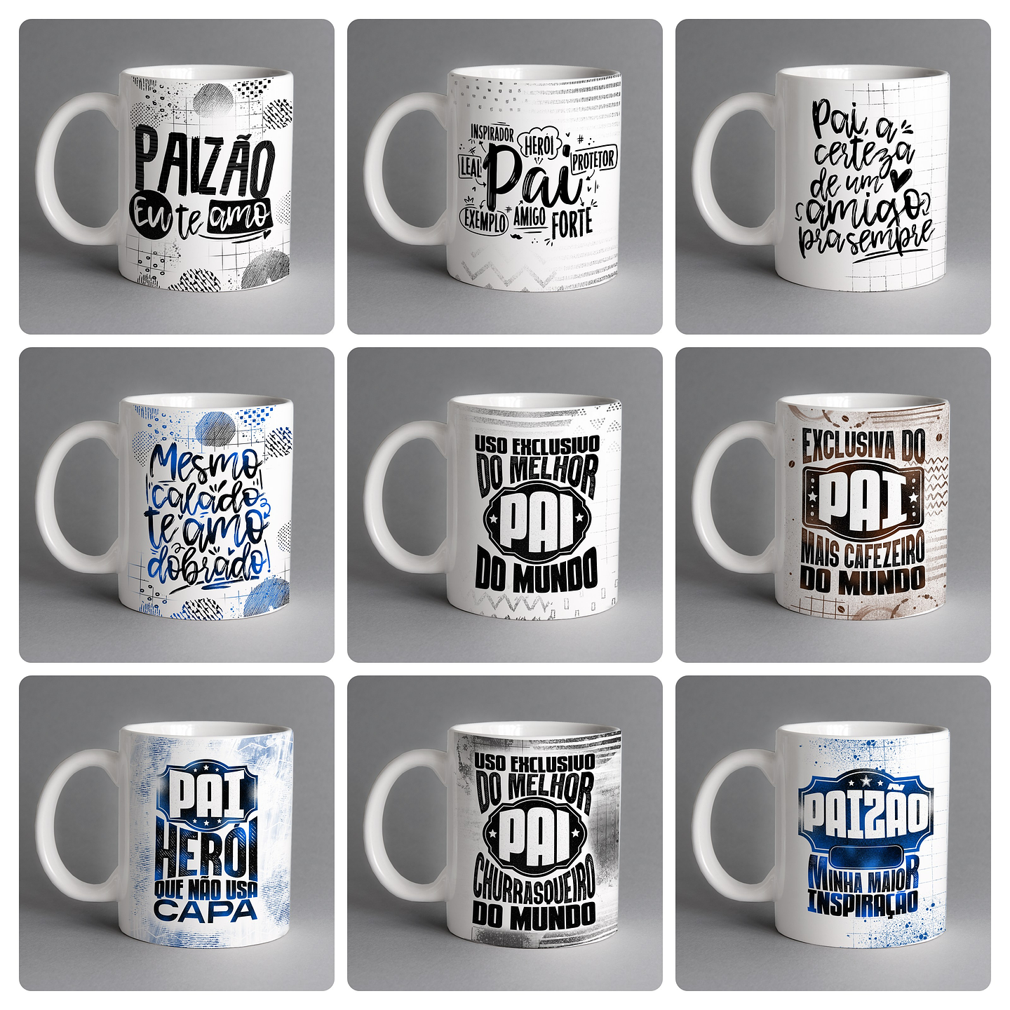 30 Artes para Canecas Dia dos Pais Arquivo em Jpg  4
