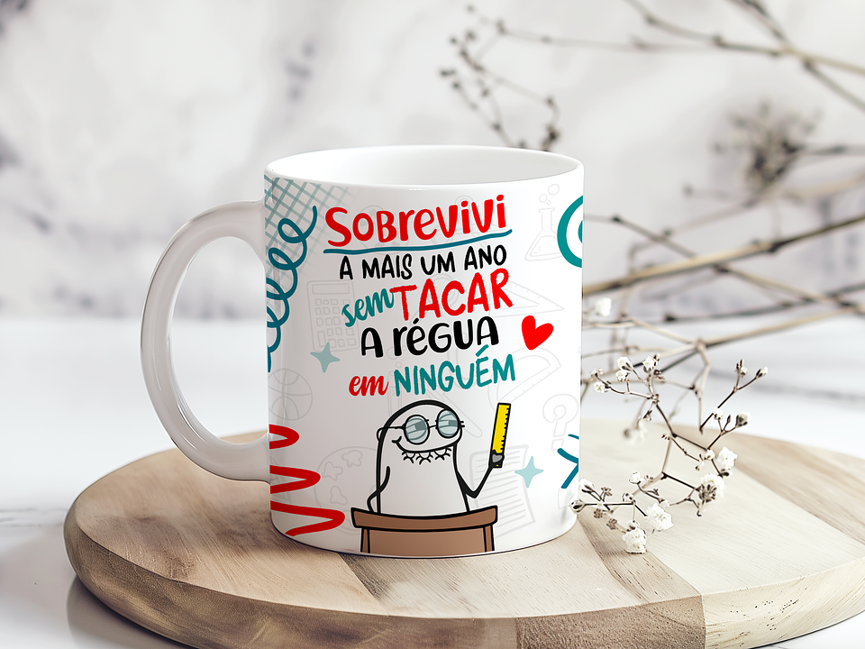 5 Artes para Caneca Flork Ironico Dia dos Professores Arquivo em Png  1