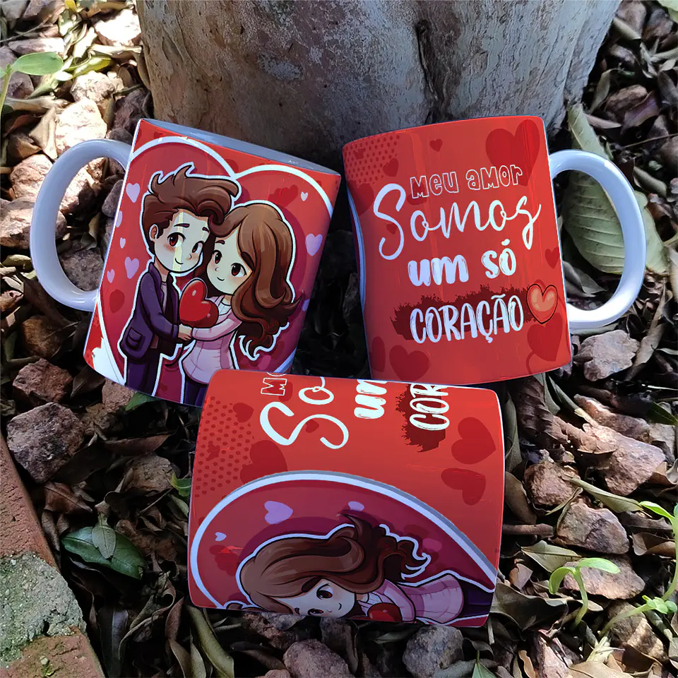 5 Artes para Caneca Dia dos Namorados Arquivo Editável  3