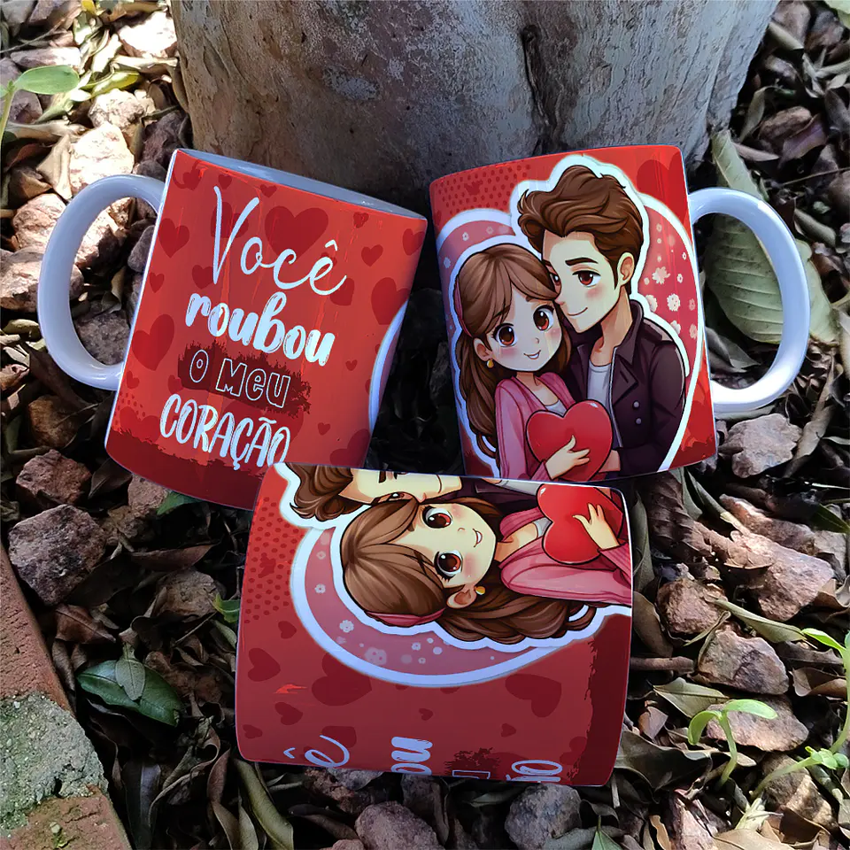 5 Artes para Caneca Dia dos Namorados Arquivo Editável  4