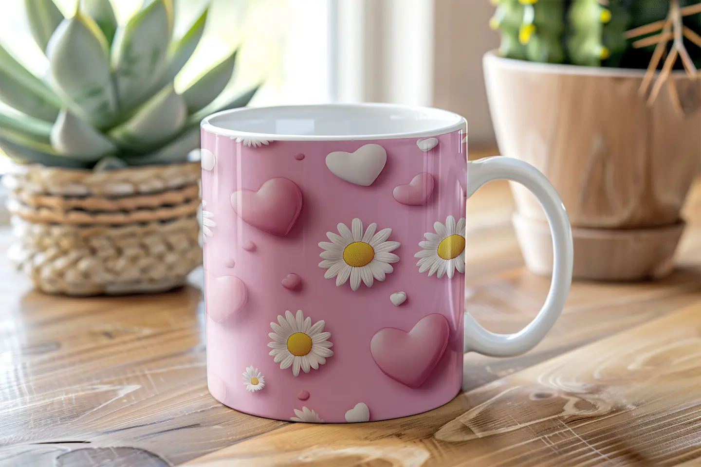 6 Arte para Caneca Dia dos Namorados Love Amor em 3d Arquivo em Jpg 2