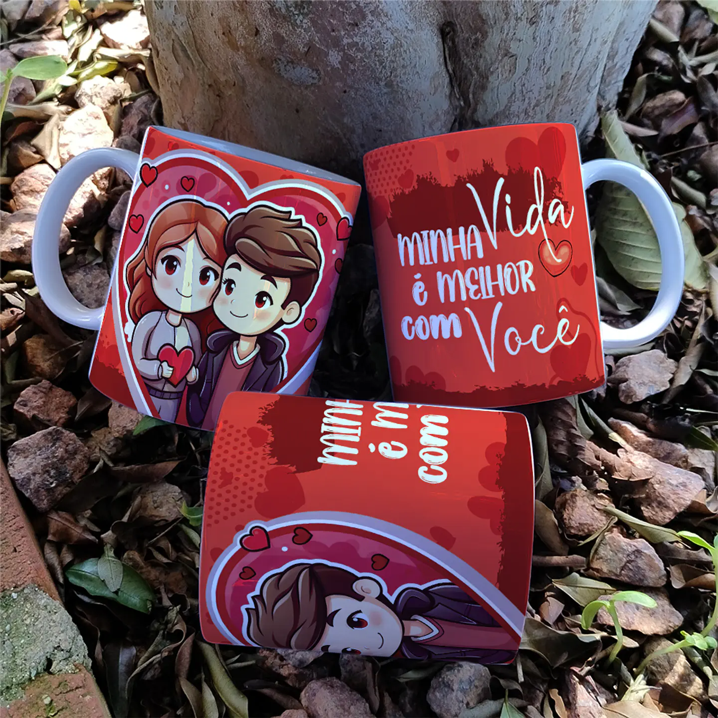 5 Artes para Caneca Dia dos Namorados Arquivo Editável  5