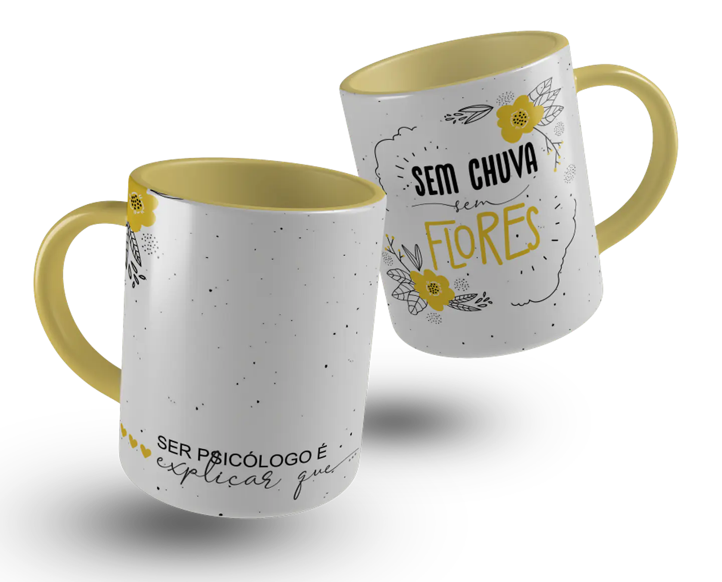 6 Artes para Caneca Psicologo Arquivo Editável 2