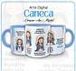 8 Artes para Caneca Santinhos Católicos Arquivo em Jpg  - Thumbnail 1
