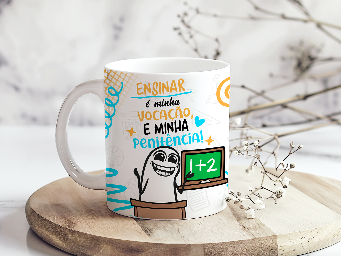 5 Artes para Caneca Flork Ironico Dia dos Professores Arquivo em Png  5