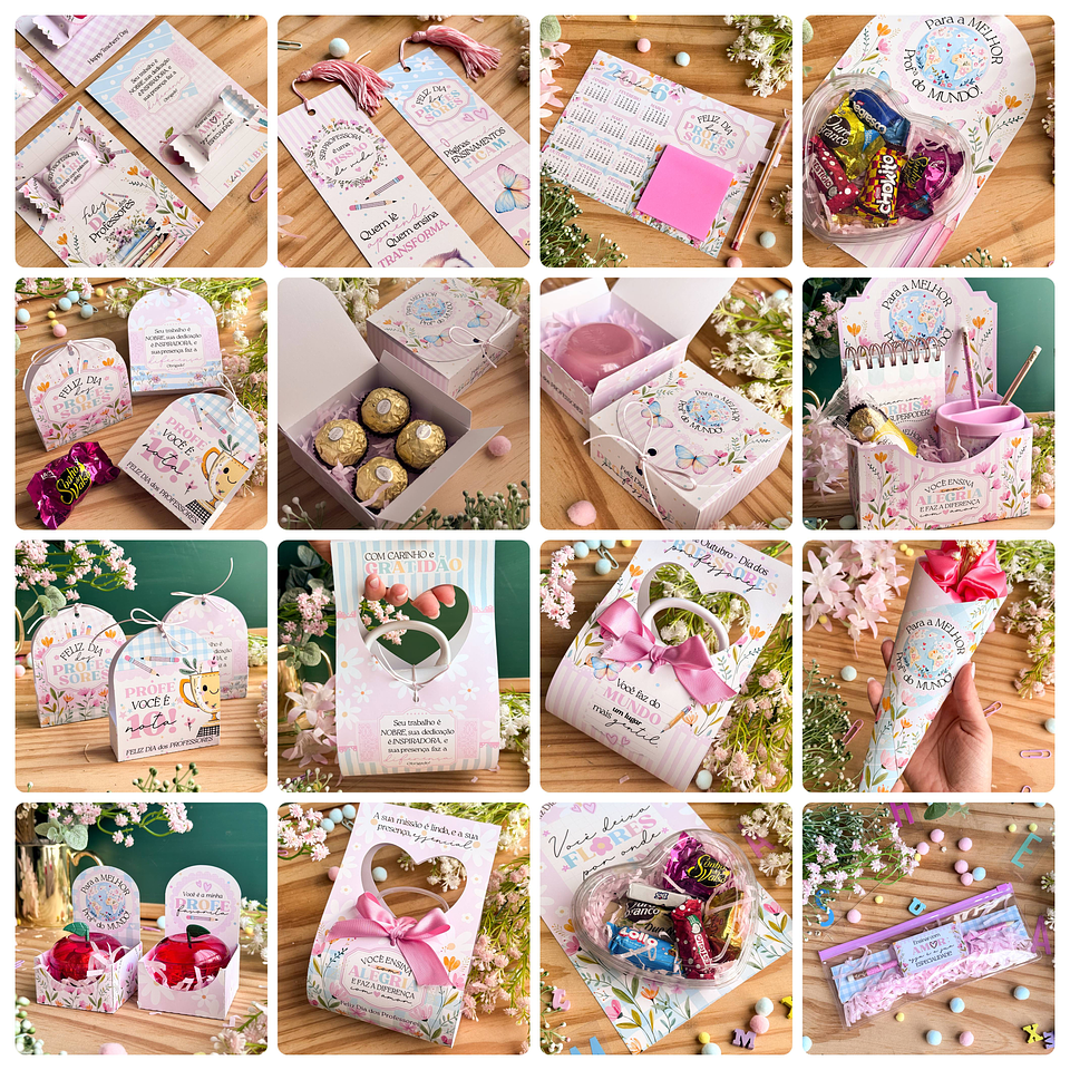 Kit Digital Dia dos Professores Mimos Arquivos Prontos  2