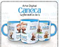 8 Artes para Caneca Santinhos Católicos Arquivo em Jpg  - Thumbnail 4
