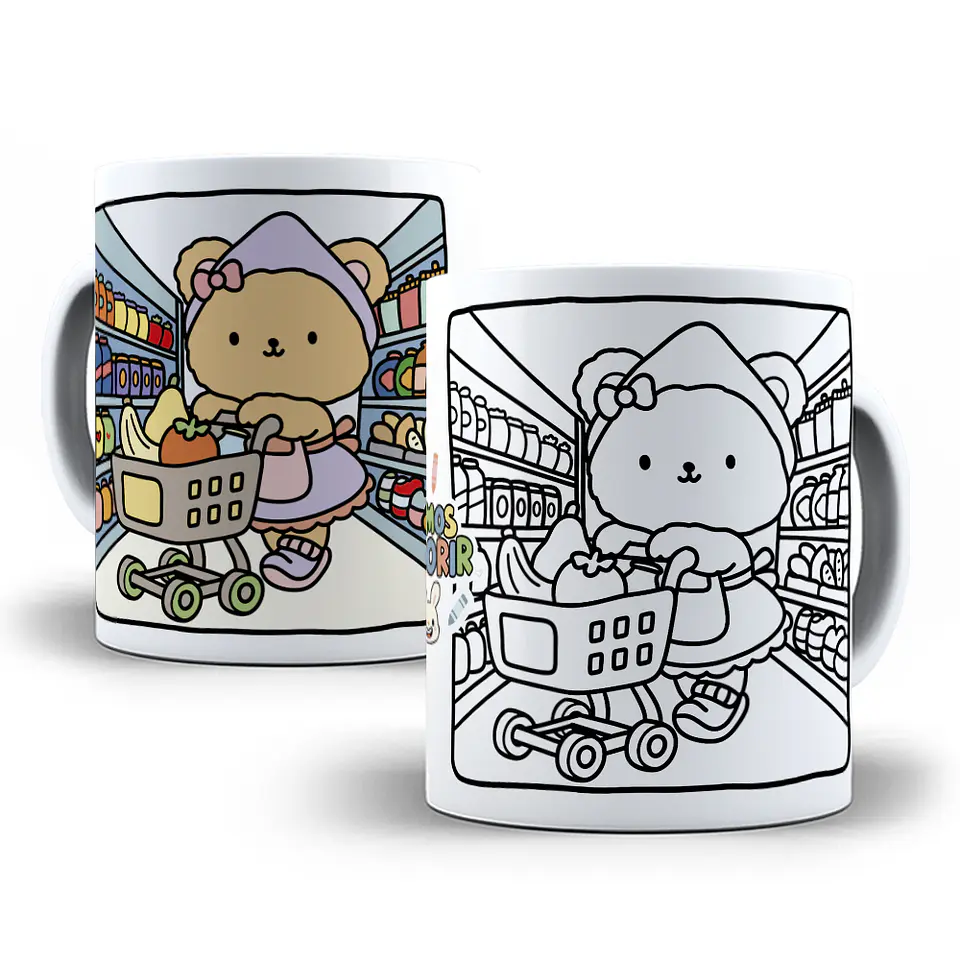 6 Artes para Caneca para Pintar Bobbie Gods Arquivo em Jpg  6