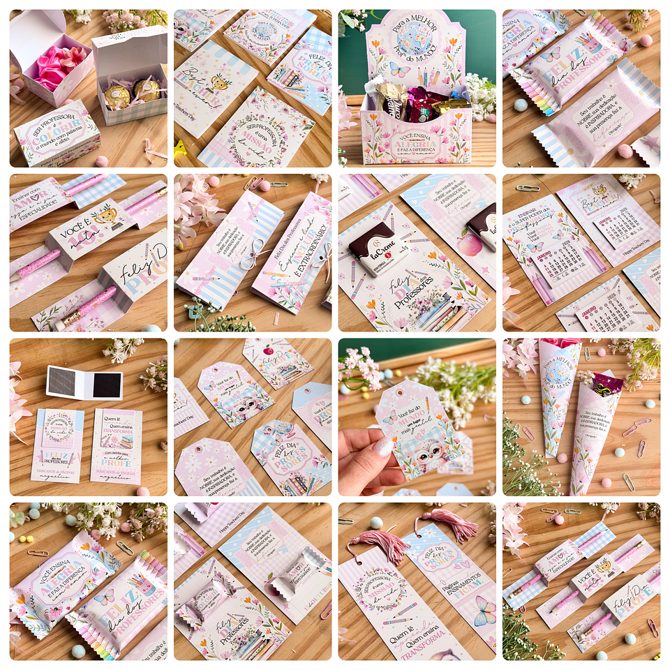 Kit Digital Dia dos Professores Mimos Arquivos Prontos  3