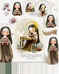 Kit Digital Santa Teresa Dávila Aquarela em Png  - Thumbnail 1