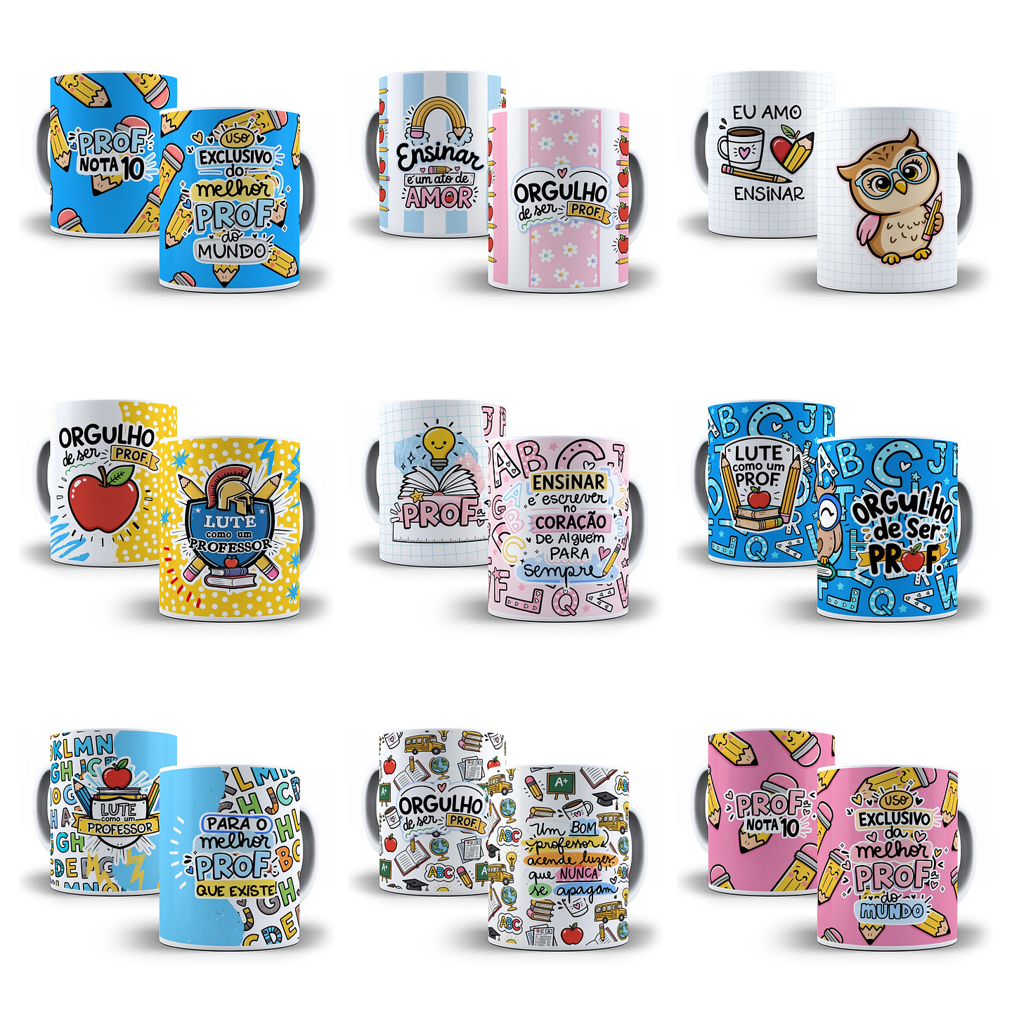 27 Artes para Caneca Dia dos Professores Arquivo em Jpg 3